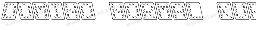 Domino normal kursiv omrids字体转换